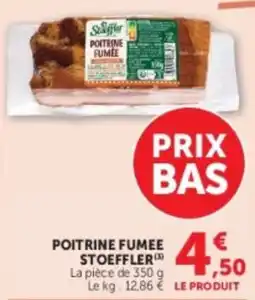 Hyper U Stoeffler Poitrine fumée offre