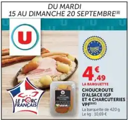 Hyper U Mireille Choucroute d'Alsace IGP offre