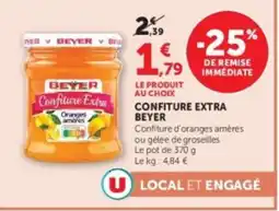 Hyper U BEYER Confiture Extra offre