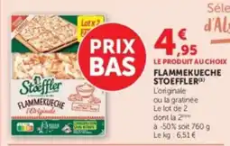 Hyper U Stoeffler Flammekueche offre