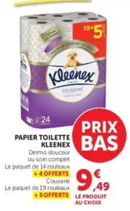 Hyper U Kleenex Papier Toilette offre