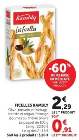 Hyper U Kambly Les Ficelles offre