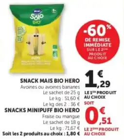Hyper U Solo Bio Puffs offre
