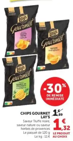 Hyper U Lay's Chips Gourmet offre