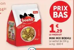 Hyper U boehli MINI MIX offre