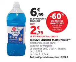 Hyper U Maison Net Lessive liquide offre