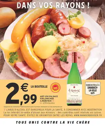 A. Rebstein Vin d'Alsace Edelzwicker