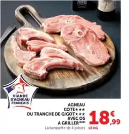 Hyper U Viande d'agneau français offre