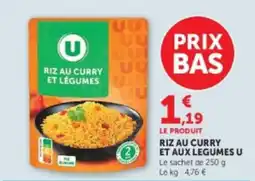 Hyper U U Riz au curry et légumes offre