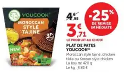 Hyper U YOUCOOK PLAT DE PATES offre