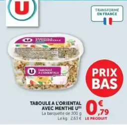 Hyper U U Taboulé à l'orientale offre