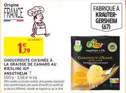 Intermarché Contact Angstheim & Fils Choucroute d'Alsace offre
