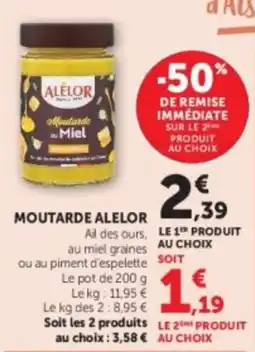 Hyper U ALELOR MOUTARDE offre