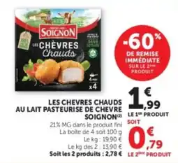 Hyper U SOIGNON LES CHÈVRES Chauds offre