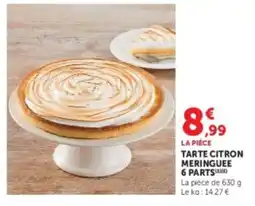 Hyper U Tarte citron meringuée offre