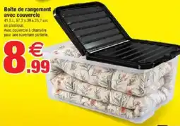 Bazarland Boîte de rangement avec couvercle offre