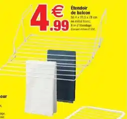 Bazarland Étendoir de balcon offre