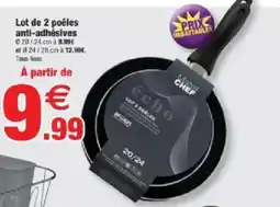 Bazarland Maitre Chef poêles anti-adhésives offre