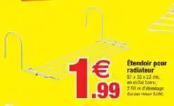 Bazarland Étendoir pour radiateur offre