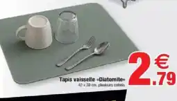 Bazarland Diatomite Tapis vaisselle offre