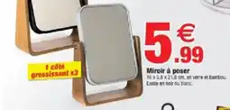Bazarland Miroir à poser offre