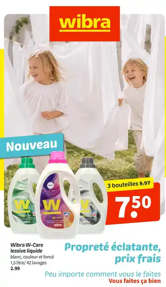 Wibra W-Care lessive liquide