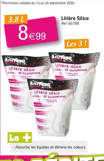 Litière silice