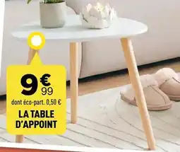 Centrakor La table d'appoint offre