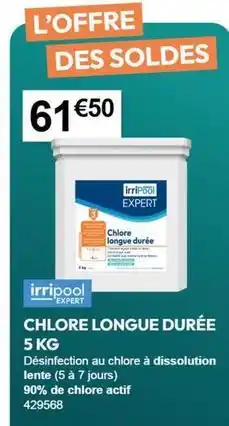 Irrijardin Chlore longue durée 5 kg offre