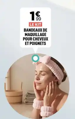 Centrakor Bandeaux de maquillage pour cheveux et poignets offre