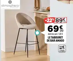Centrakor Atmosphera - le tabouret de bar amago offre