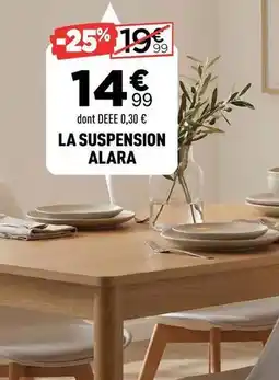 Centrakor La suspension alara offre