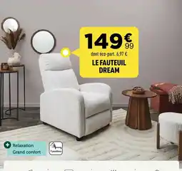 Centrakor Le fauteuil dream offre