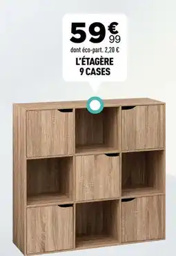 Centrakor L'etagère 9 cases offre