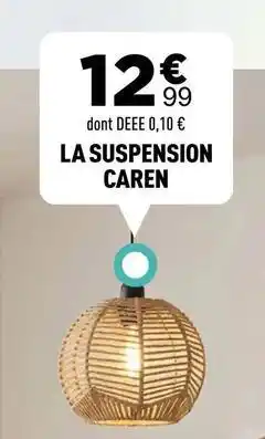Centrakor La suspension caren offre