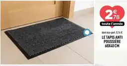 Centrakor Le tapis anti poussiere offre