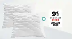 Centrakor Oreillers relax offre
