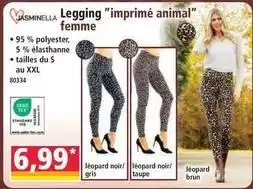Norma Legging imprimé animal femme offre