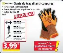 Norma Geobol - gants de travail anti-coupures offre