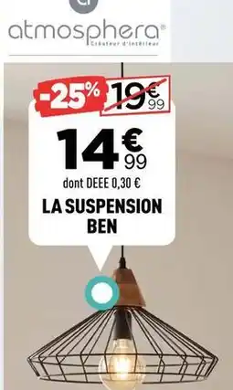 Centrakor Atmosphera - la suspension ben offre