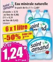 Norma Saint amand - eau minerale naturelle offre