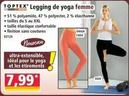 Norma Toptex - legging de yoga femme offre