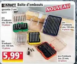 Norma Kraft - boite d'embouts offre