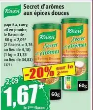 Norma Knorr - secret d'arômes aux épices douces offre