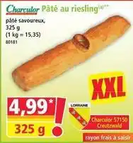 Norma Charculor - pâté au riesling offre
