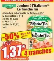 Norma Fleury michon - jambon à l'italienne offre