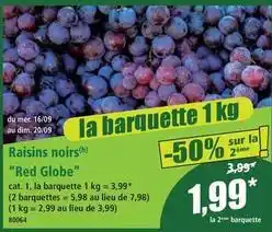 Norma Raisins noirs offre