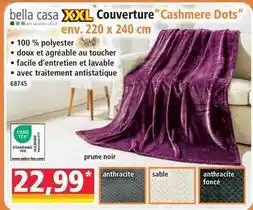 Norma Casa - bella xxl couverture cashmere dots offre