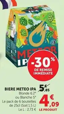 Hyper U Meteo - biere ipa offre