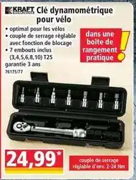 Norma Clé dynamométrique pour vélo offre